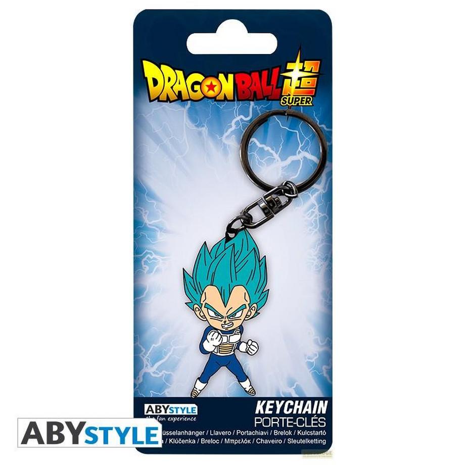 Abystyle  Dragon Ball Super Portachiavi: Vegeta Saiyan Blue 7cm 