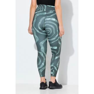 Ulla Popken Leggings sportivi asciugatura rapida con tasche riciclato  