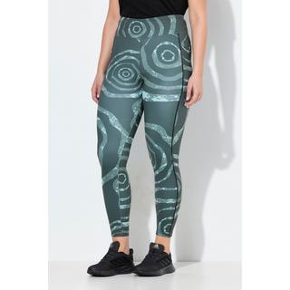 Ulla Popken Leggings sportivi asciugatura rapida con tasche riciclato  
