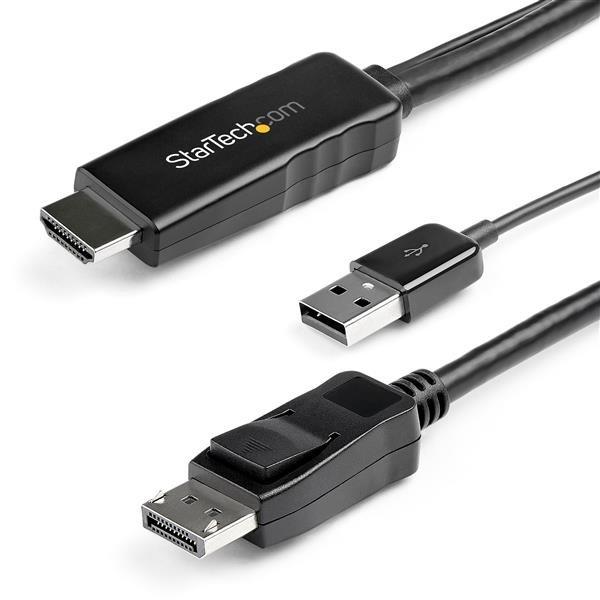 STARTECH.COM  StarTech.com Cavo adattatore HDMI a DisplayPort da 3m - 4K 30Hz 