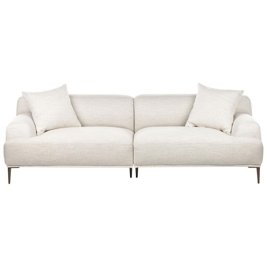 Beliani Canapé 3 places en Tissu Rustique MATILA  