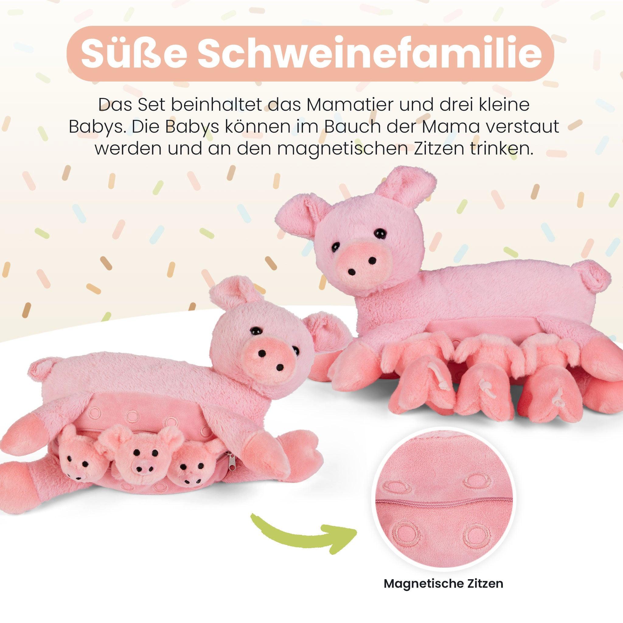 Mamanimals  Mama Schwein & Babys (25cm) 