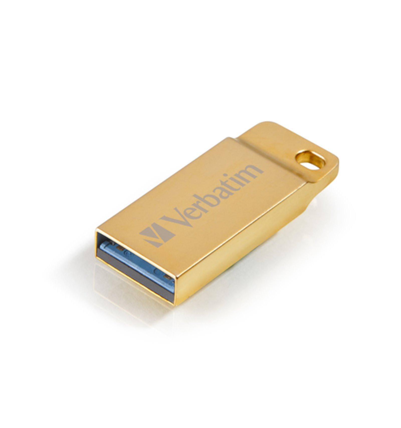 Verbatim  USB DRIVE 3.0 METAL EXECUTIVE 64GB GOLD 