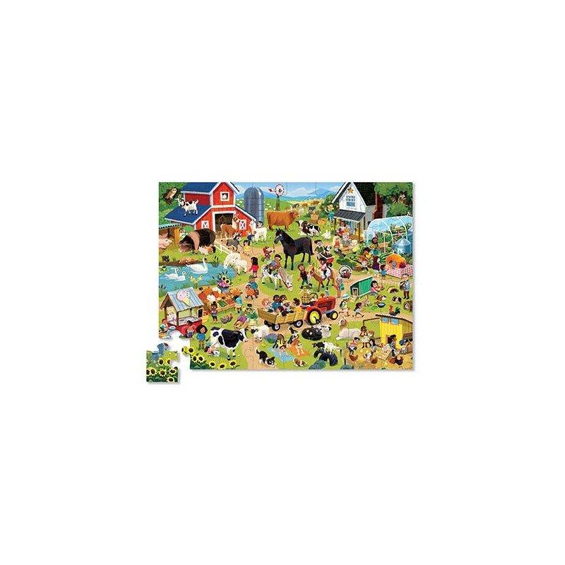 Crocodile Creek  Ein Tag auf dem Bauernhof, Puzzle 48 pc, Crocodile Creek 