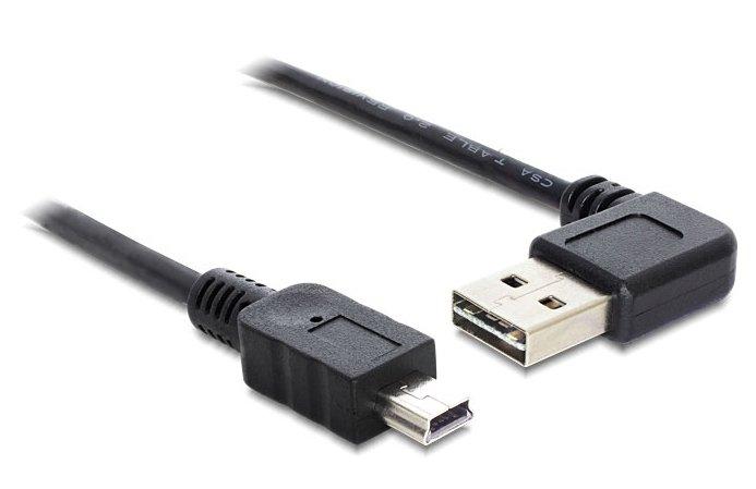 DeLock  5m USB 2.0 A - miniUSB m/m cavo USB USB A Mini-USB A Nero 