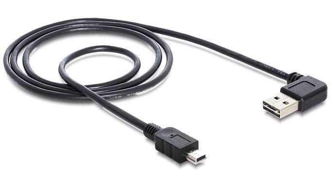 DeLock  5m USB 2.0 A - miniUSB m/m cavo USB USB A Mini-USB A Nero 