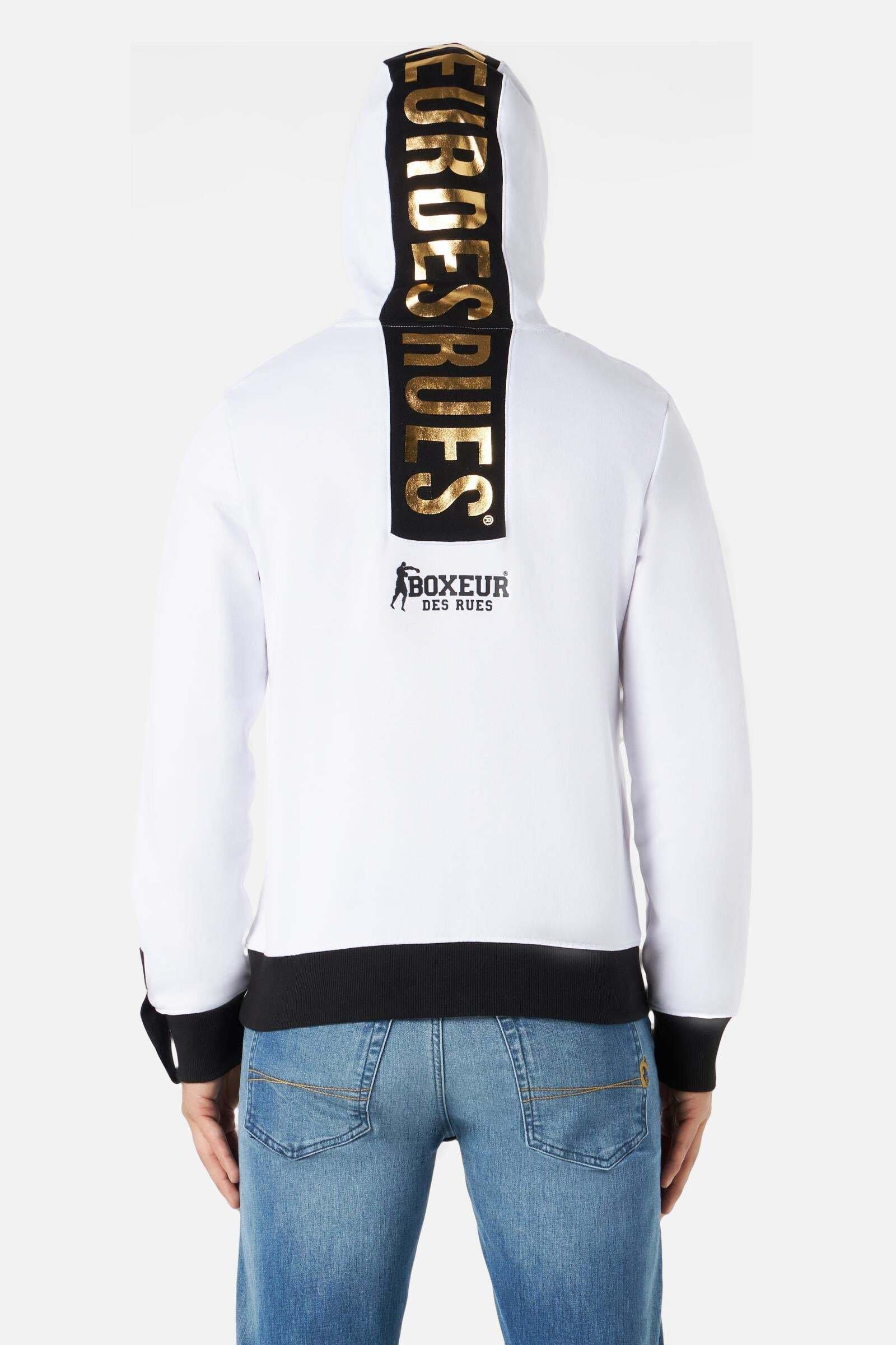 BOXEUR DES RUES  Kapuzenpullover Lettering Printed Hooded 