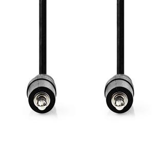 Nedis  Cavo audio stereo | 3,5 mm Hane | 3,5 mm Hane | Nickelplaterad | 3,00 m | Round | Svart | Etichetta 