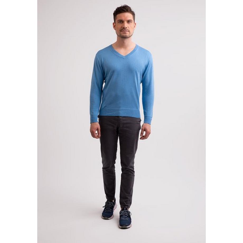 CASH-MERE.CH Kaschmir V-Ausschnitt Pullover  