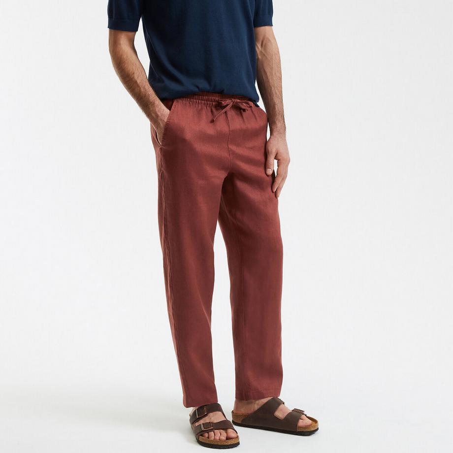 La Redoute Collections Pantalon Droit en Lin  