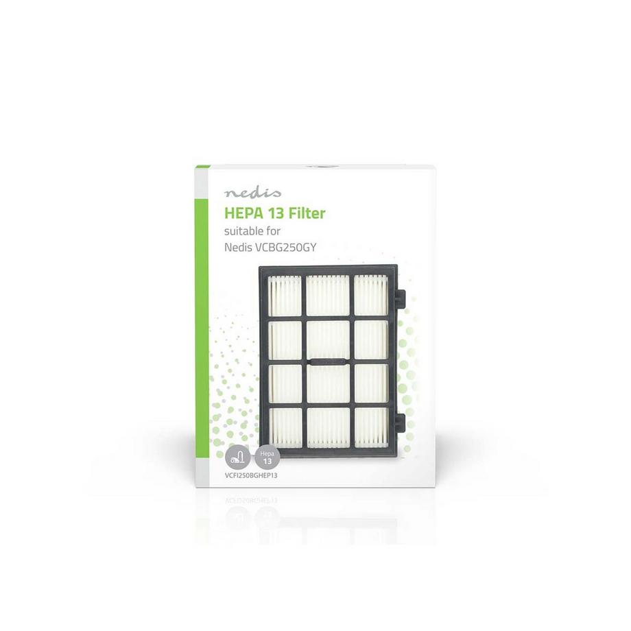 Nedis Filtro HEPA di ricambio | Ricambio per: Nedis | Nero / Bianco  