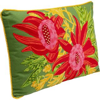 KARE Design Coussin Fiorista vert 60x40  