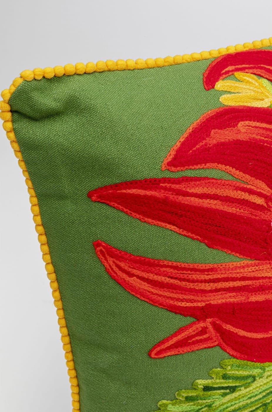 KARE Design Coussin Fiorista vert 60x40  