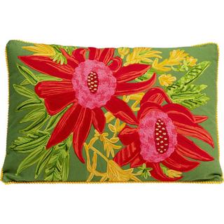 KARE Design Coussin Fiorista vert 60x40  