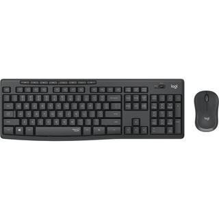Logitech  Logitech MK295 Silent Wireless Combo – Leise und kabellose Tastatur und Maus 