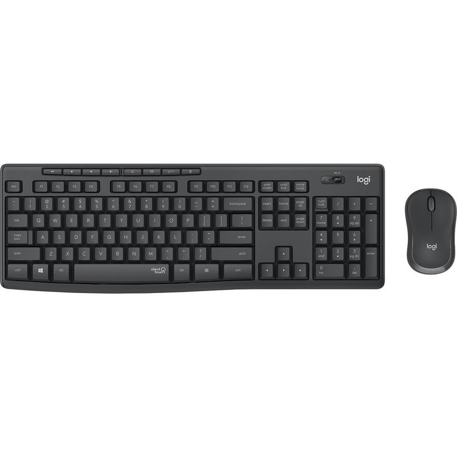 Logitech  Logitech MK295 Silent Wireless Combo: tastiera e mouse silenziosi e wireless 