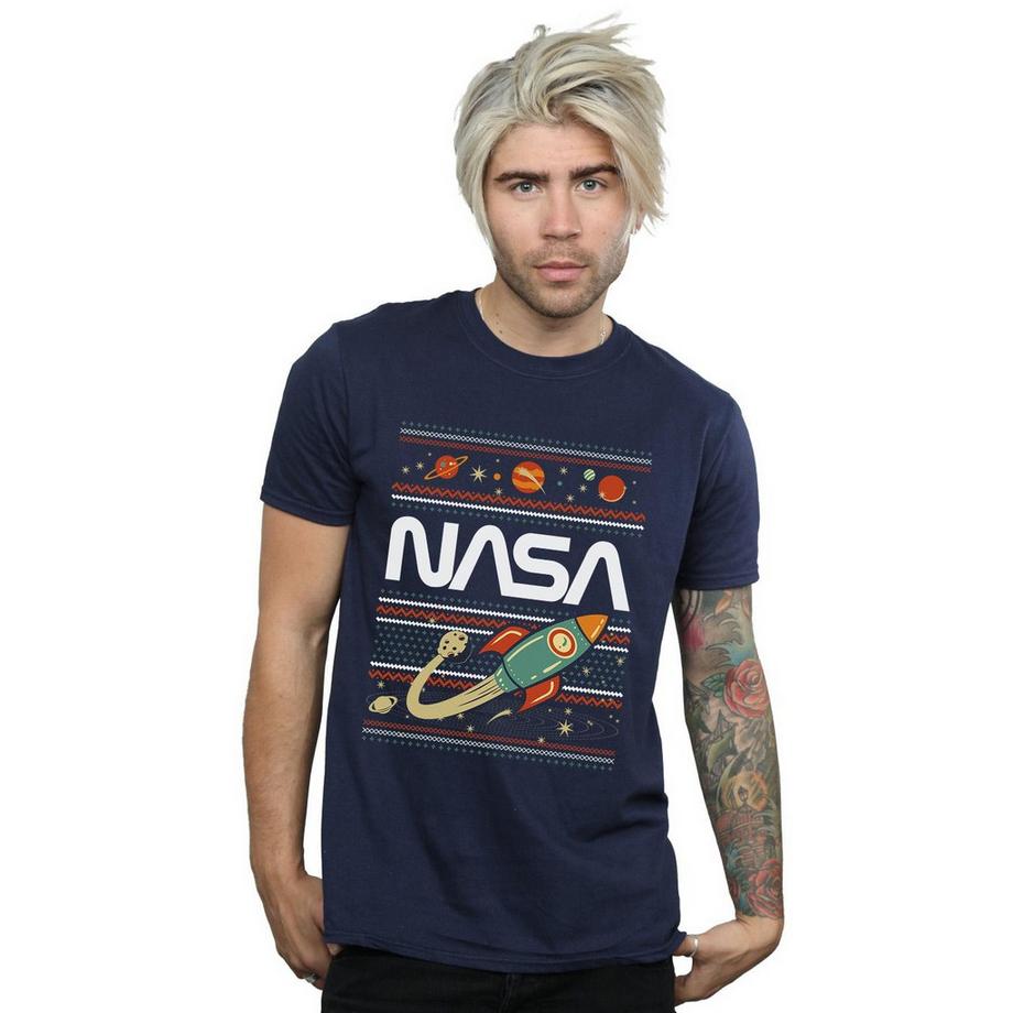 Nasa Ugly Christmas Sweater Style T-Shirt  