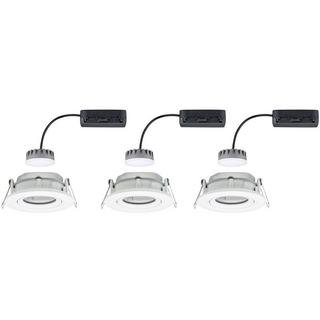 Paulmann Luminaire LED à encastrer Nova plus coin base pivotant IP65 rond 93mm 30° coin 3x6W 230V 2700K mat  