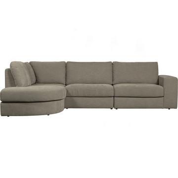 Ecksofa Family Rundung links warmgrau 301x189