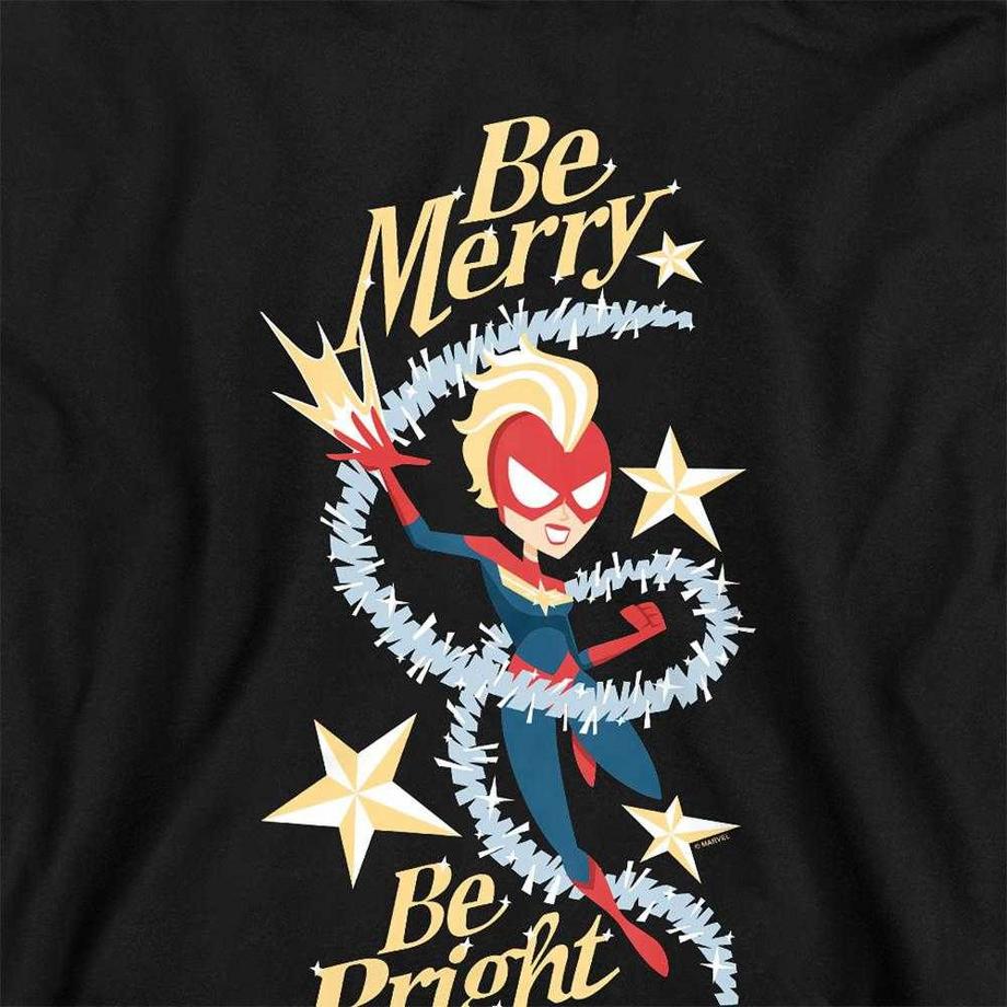 Captain Marvel  Sweat À Capuche Be Merry Be Bright 