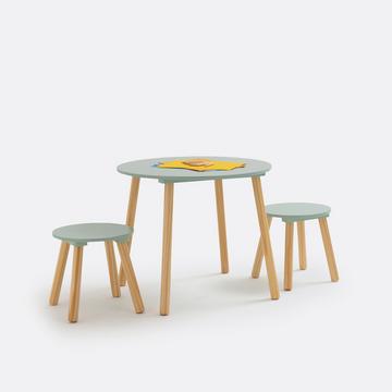 Kindertisch und 2 Hocker Jimi