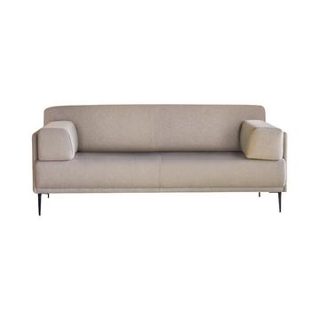 3-Sitzer-Sofa mit ecrufarbenem Stoffbezug Finn