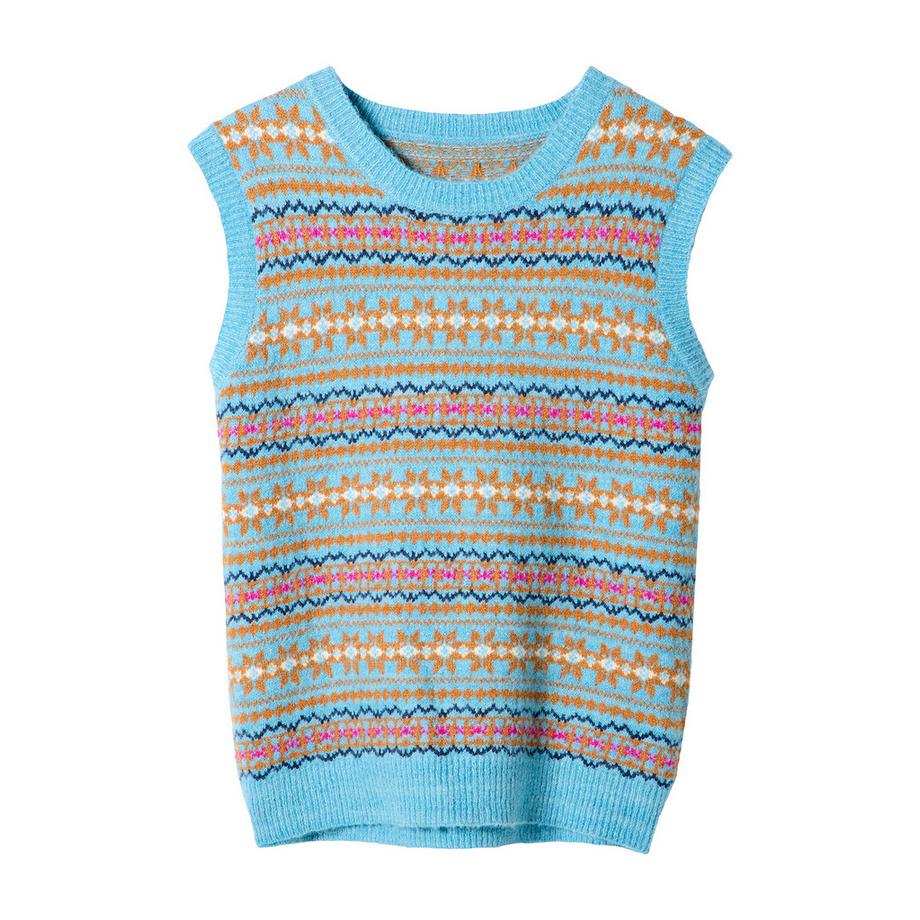 Joe Browns Débardeur en Maille Fair Isle Winter Blues  