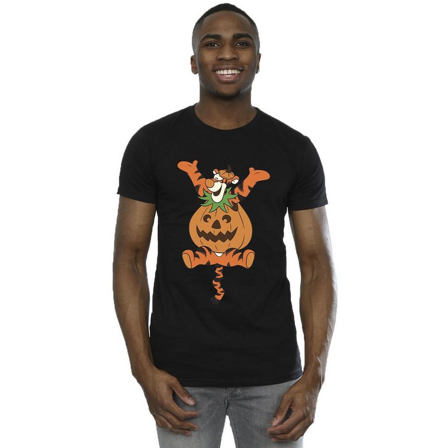 Winnie the Pooh Tigger Zucca Stampa T-Shirt Slim Fit  