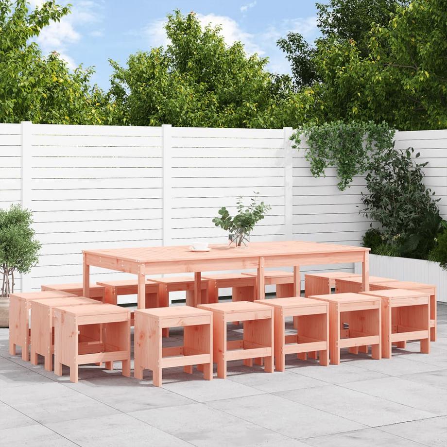 VidaXL set da pranzo da giardino Legno di douglas  