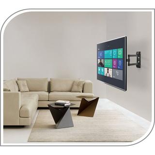 PureMounts  PureMounts PM-FM12-200 Supporto TV a parete 106,7 cm (42") Nero 