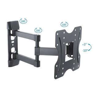 PureMounts  PureMounts PM-FM12-200 Supporto TV a parete 106,7 cm (42") Nero 