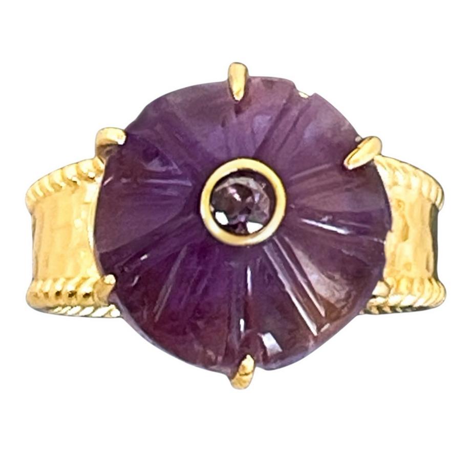 Steinkult  Ring Halbedelsteine Amethyst "Noelia" 