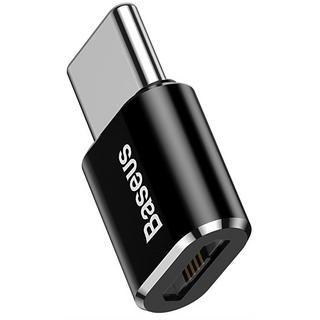 Baseus  Baseus ABMU24ABK changeur de genre de câble microUSB Type C Noir, Argent 