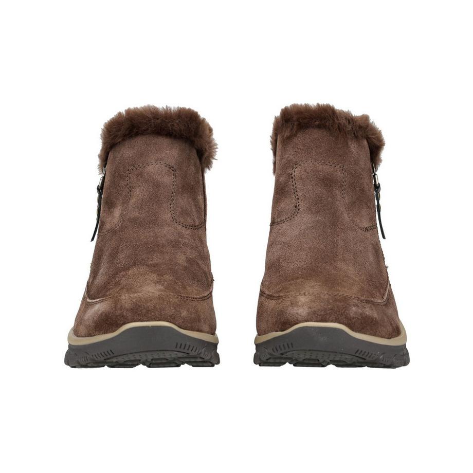 SKECHERS Bottine avec bordure en fausse fourrure  