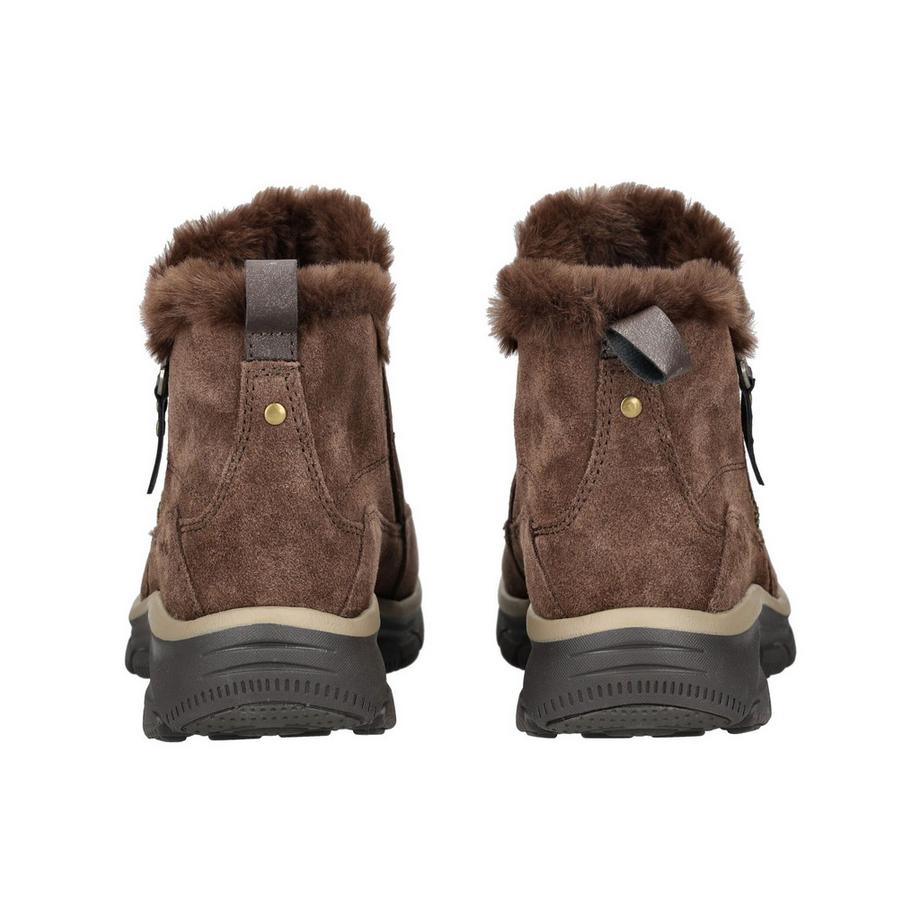 SKECHERS Bottine avec bordure en fausse fourrure  