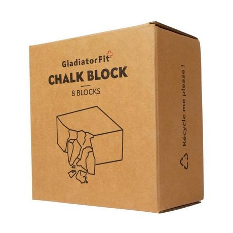 GladiatorFit  Magnésie CrossTraining "Chalk" Pure 100%  (8 blocs de 60g) 