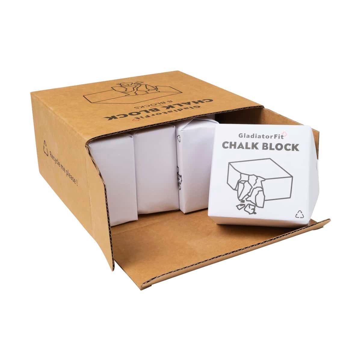 GladiatorFit  Magnesia CrossTraining "Chalk" Pure 100% GladiatorFit (8 blocchi da 60 g) 