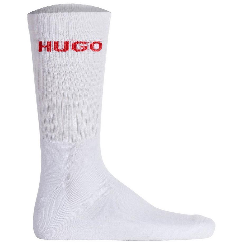 HUGO 6er Pack Ripp Logo Crew Socken  