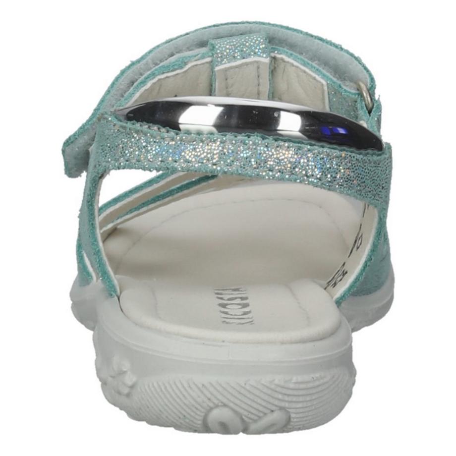 Ricosta Glitzer-Sandalen mit Blumenapplikation  