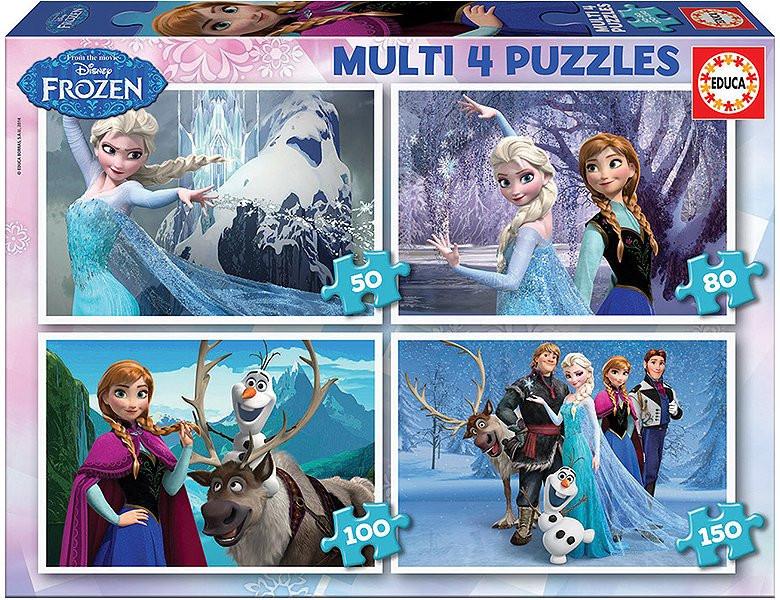 Educa  Puzzle 4in1 Disney Frozen (50/80/100/150) 