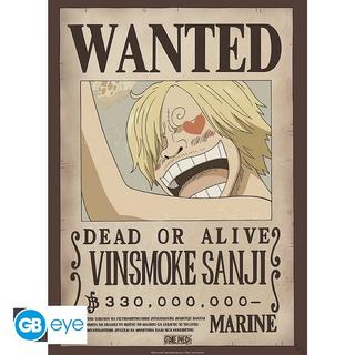 Abystyle  Poster - Pack de 2 - One Piece - Wanted Sanji & Zoro 