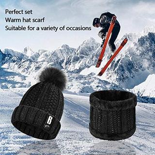 Only-bags.store Set Maglia 5-in-1 Cappello Sciarpa Guanti  