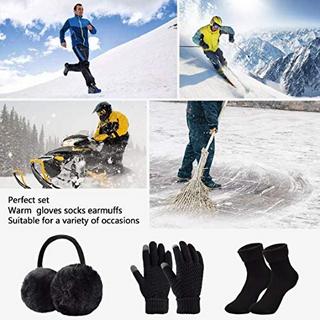 Only-bags.store Set Maglia 5-in-1 Cappello Sciarpa Guanti  
