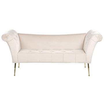 Chaise longue en Velours Rétro NANTILLY