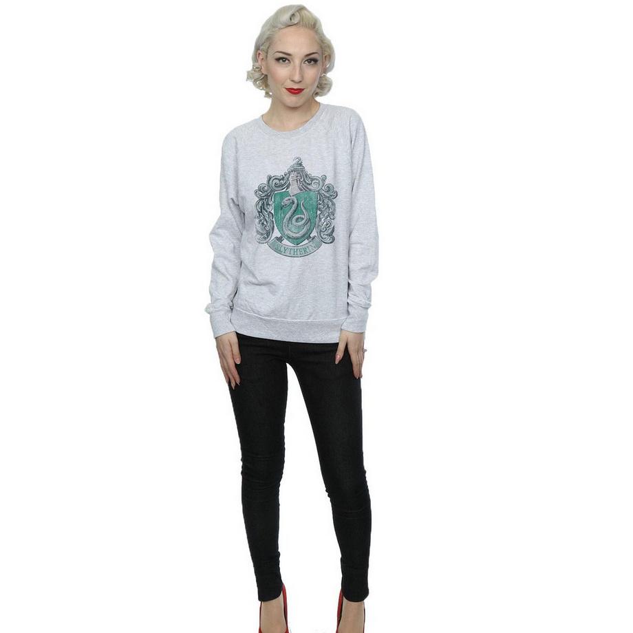HARRY-POTTER Stemma Serpeverde Felpa  