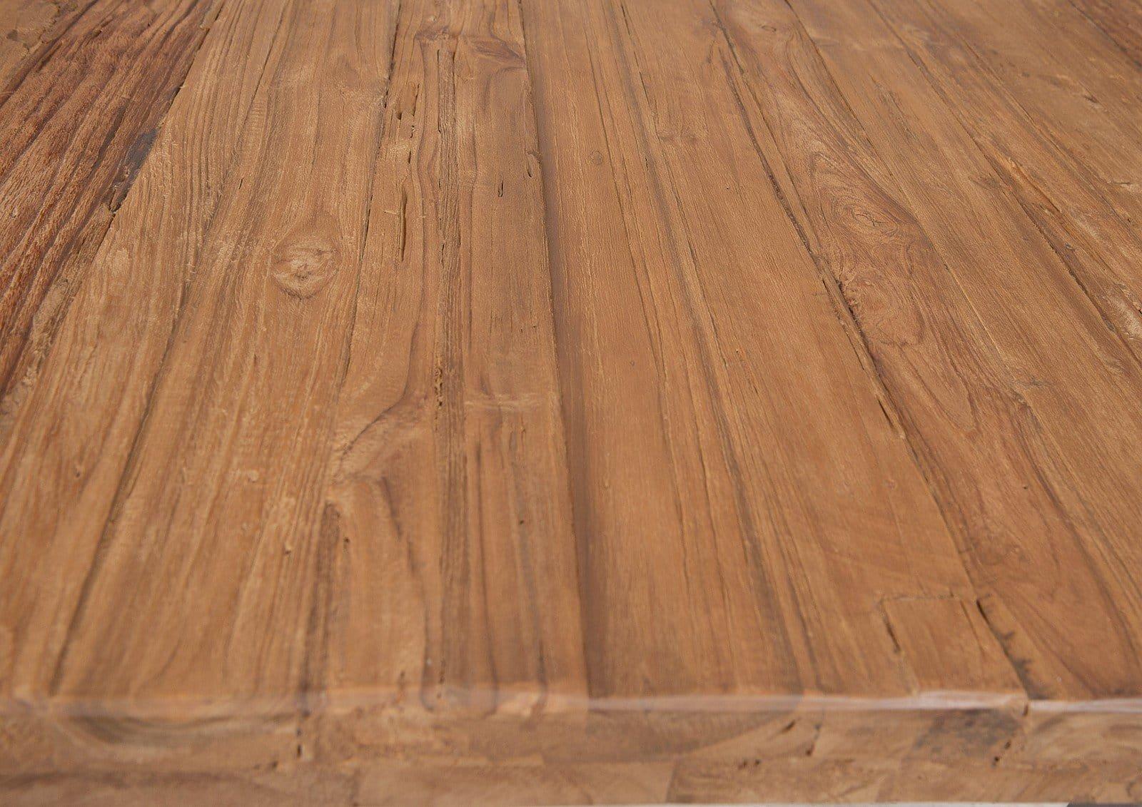 mutoni Tavolo 200x100 cm - teak naturale riciclato - marrone ferro  