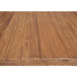 mutoni Tavolo 200x100 cm - teak naturale riciclato - marrone ferro  