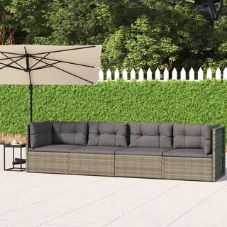 VidaXL Garten lounge set poly-rattan  