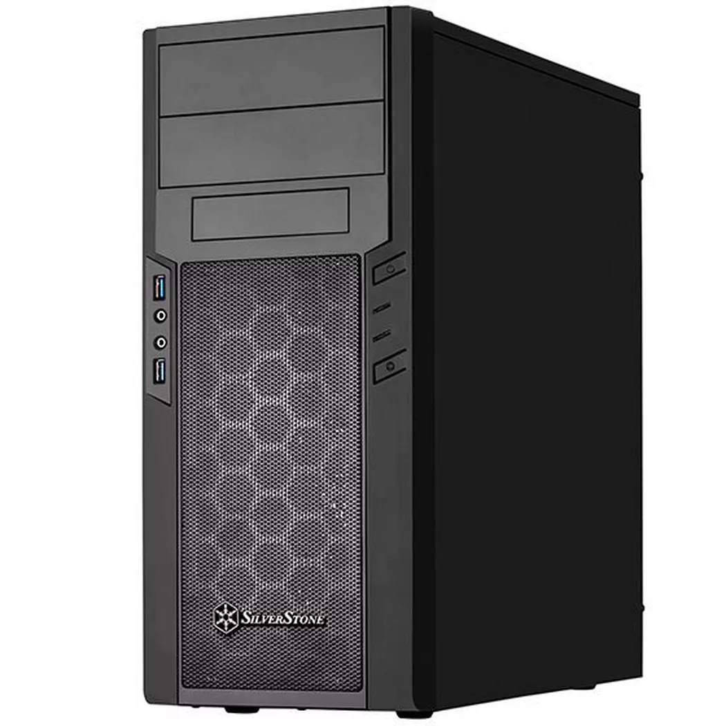 Silverstone PS13 Mini Tower Black