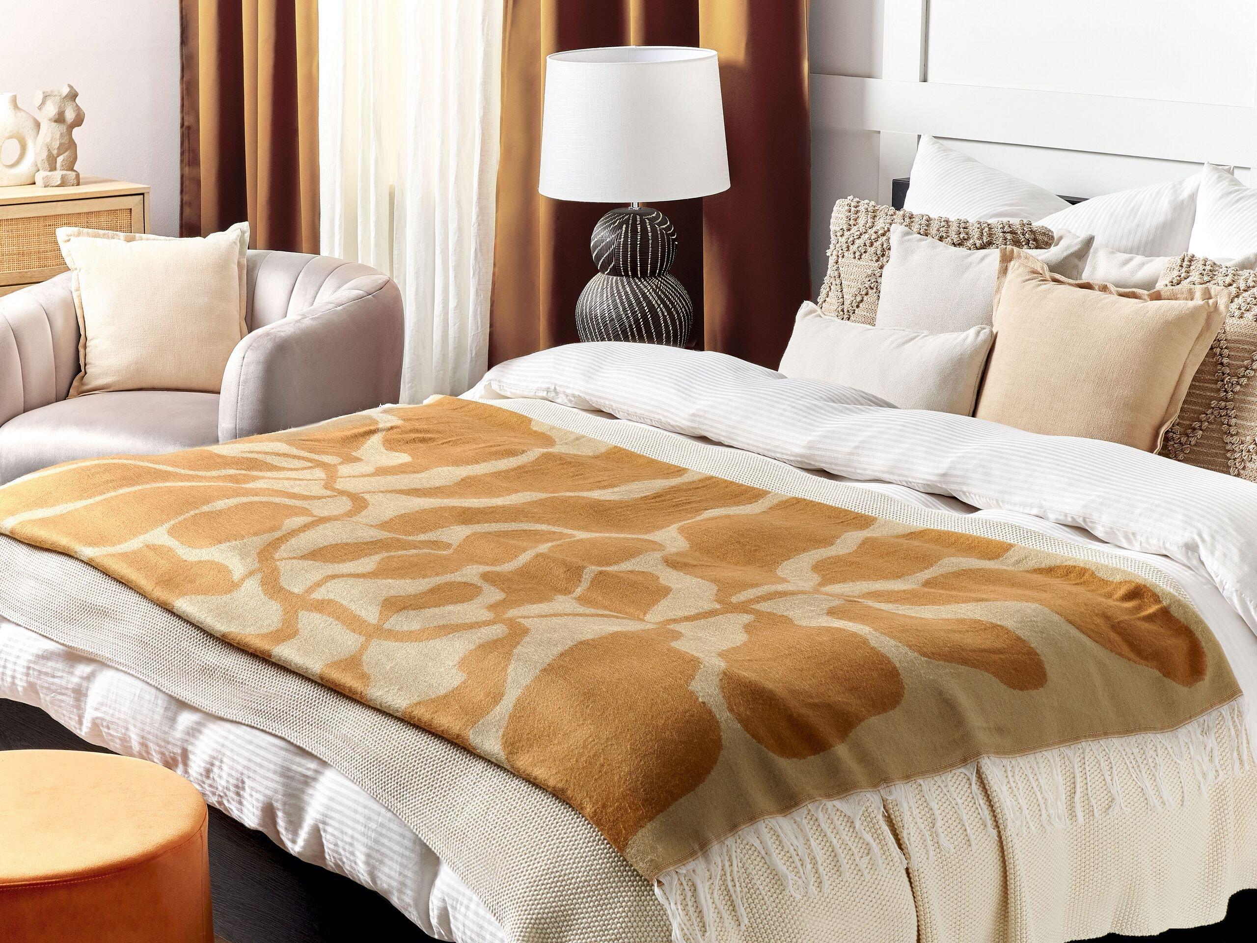 Beliani Boho BANGRE Coperta in Acrilico  